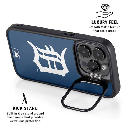 MLB Detroit Tigers - Solid Distressed iPhone 16 Pro Kickstand Case